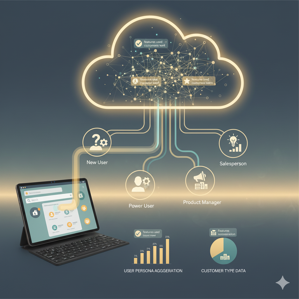 Abstract art representing data flow and analytics